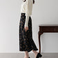 フラワープリント マーメイドスカート
