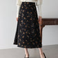 フラワープリント マーメイドスカート