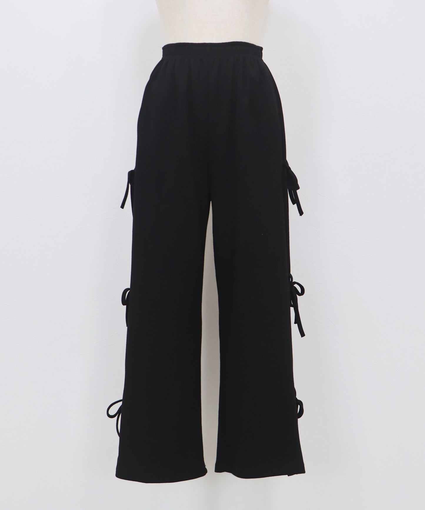 【早割5％OFF】サイドリボンスウェットパンツ