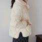 ファー襟キルティングジャケット