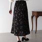 フラワープリント マーメイドスカート