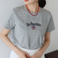 【TIME SALE】San Fransisco刺繍Tシャツ【ネコポス】