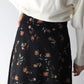 フラワープリント マーメイドスカート