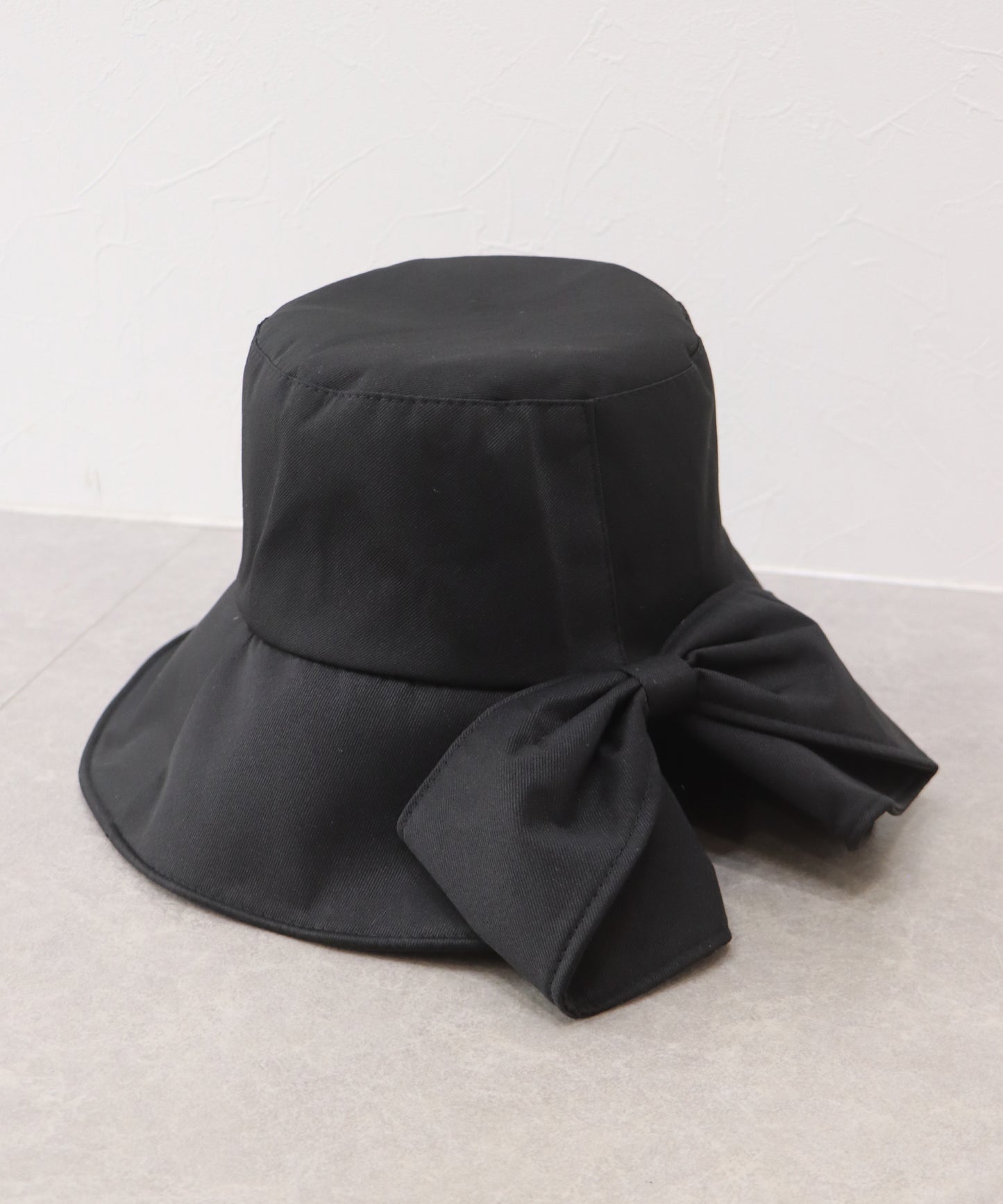 【早割5％OFF】バイカラーバックリボンハット【ネコポス】