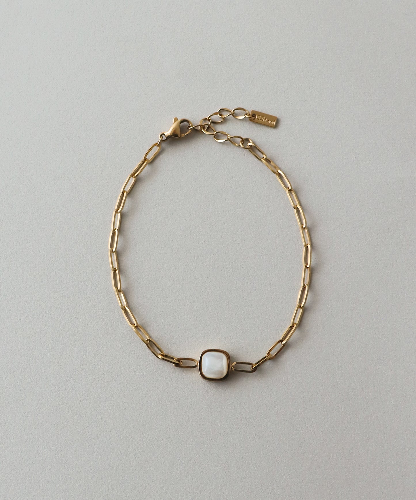 【早割5％OFF】シェルブレスレット / サージカルステンレス【ネコポス】