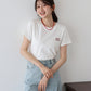 【TIME SALE】ワンポイントロゴ刺繍Tシャツ【ネコポス】