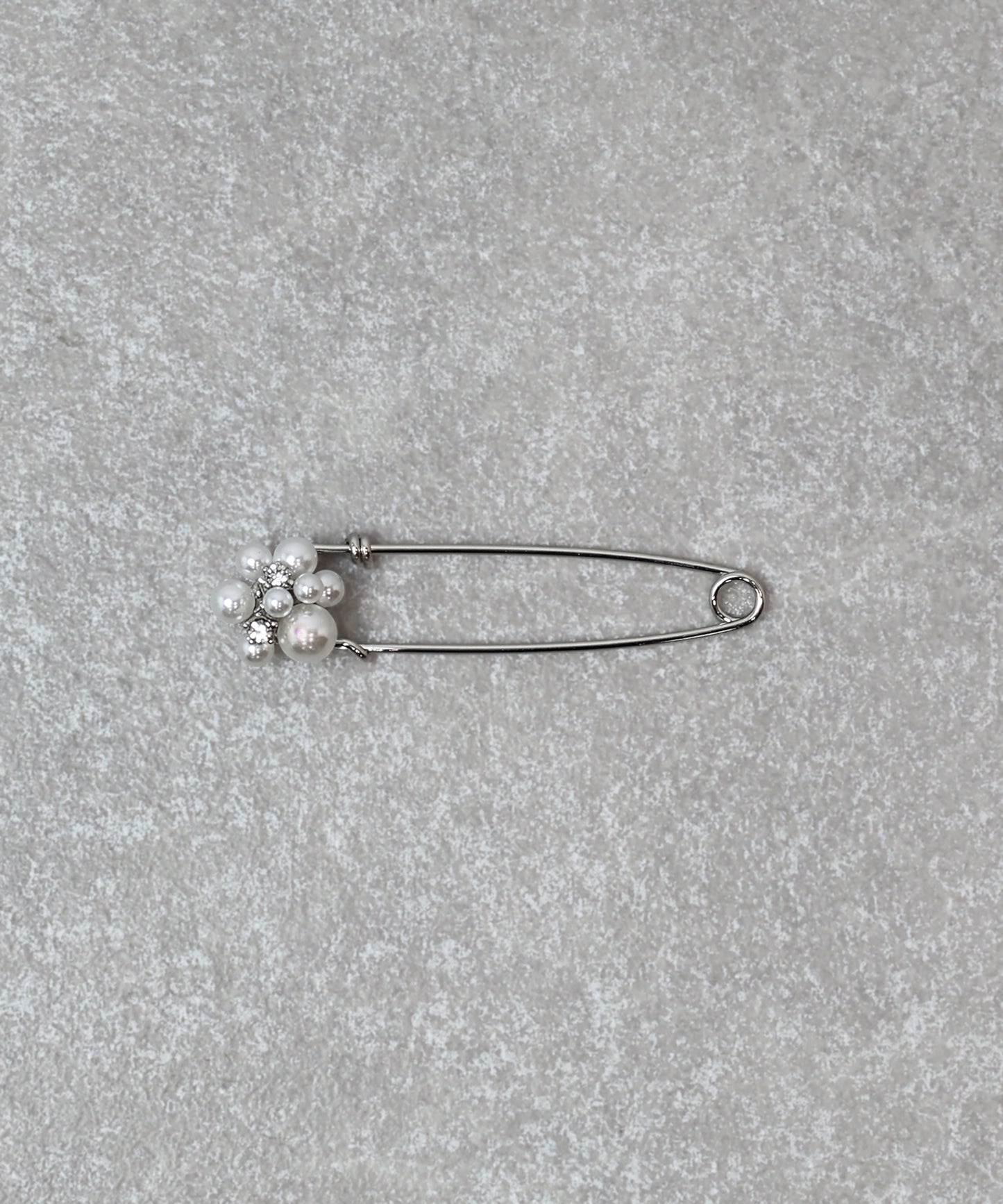 【早割5％OFF】パールビジューキルトピンブローチ【ネコポス】