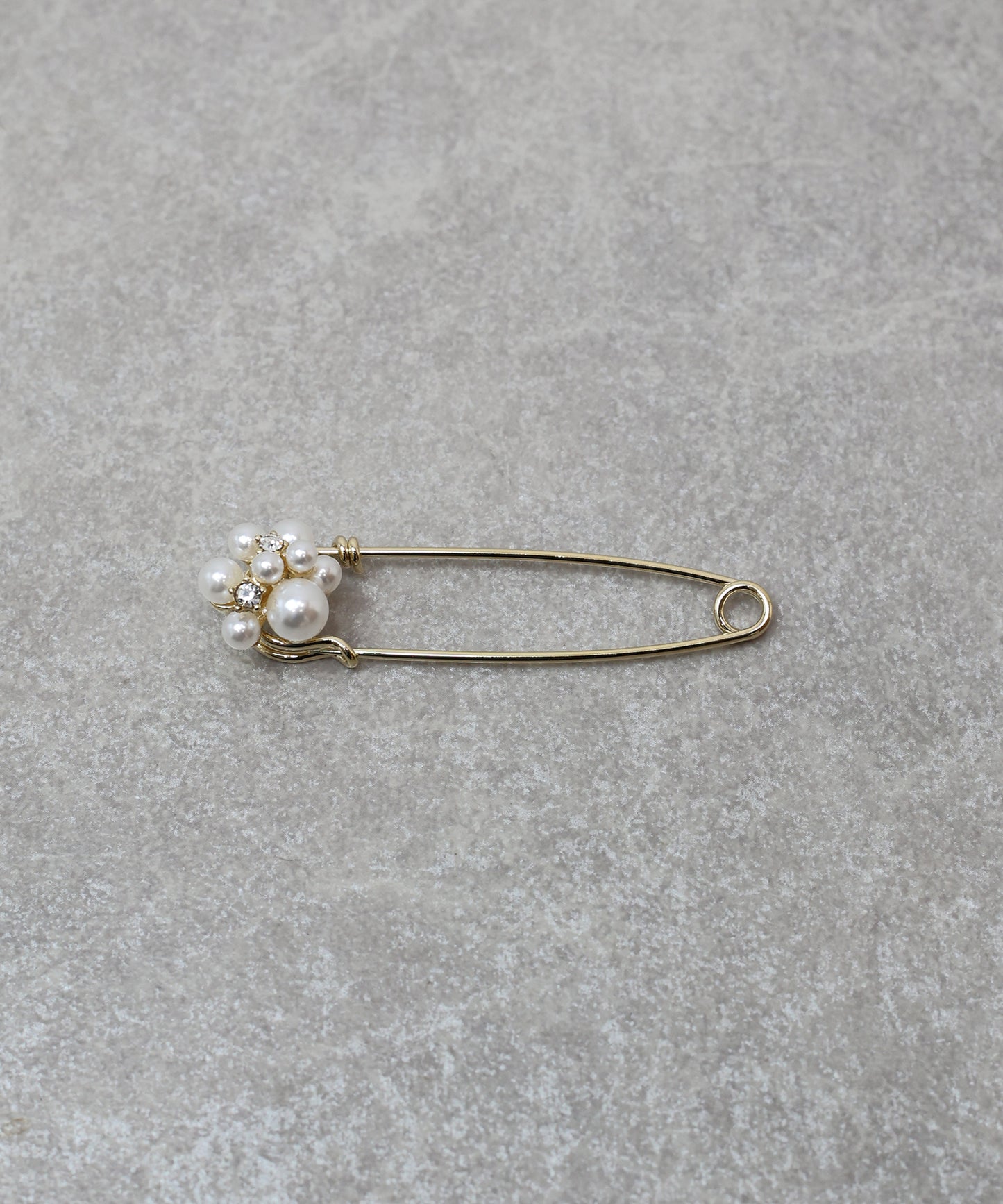 【早割5％OFF】パールビジューキルトピンブローチ【ネコポス】