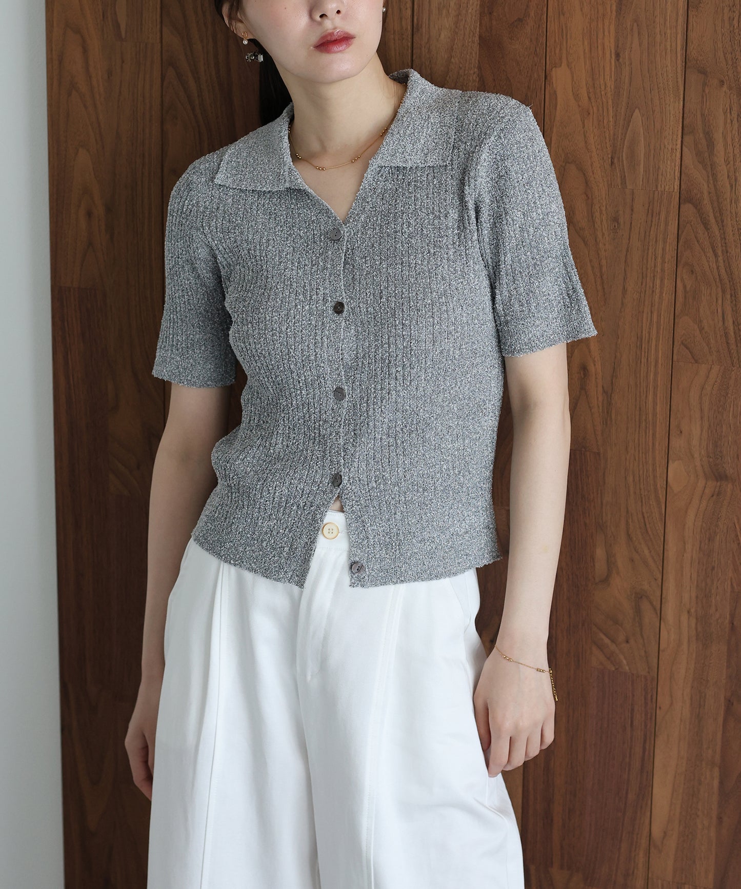 メランジスキッパーニット【メール便】