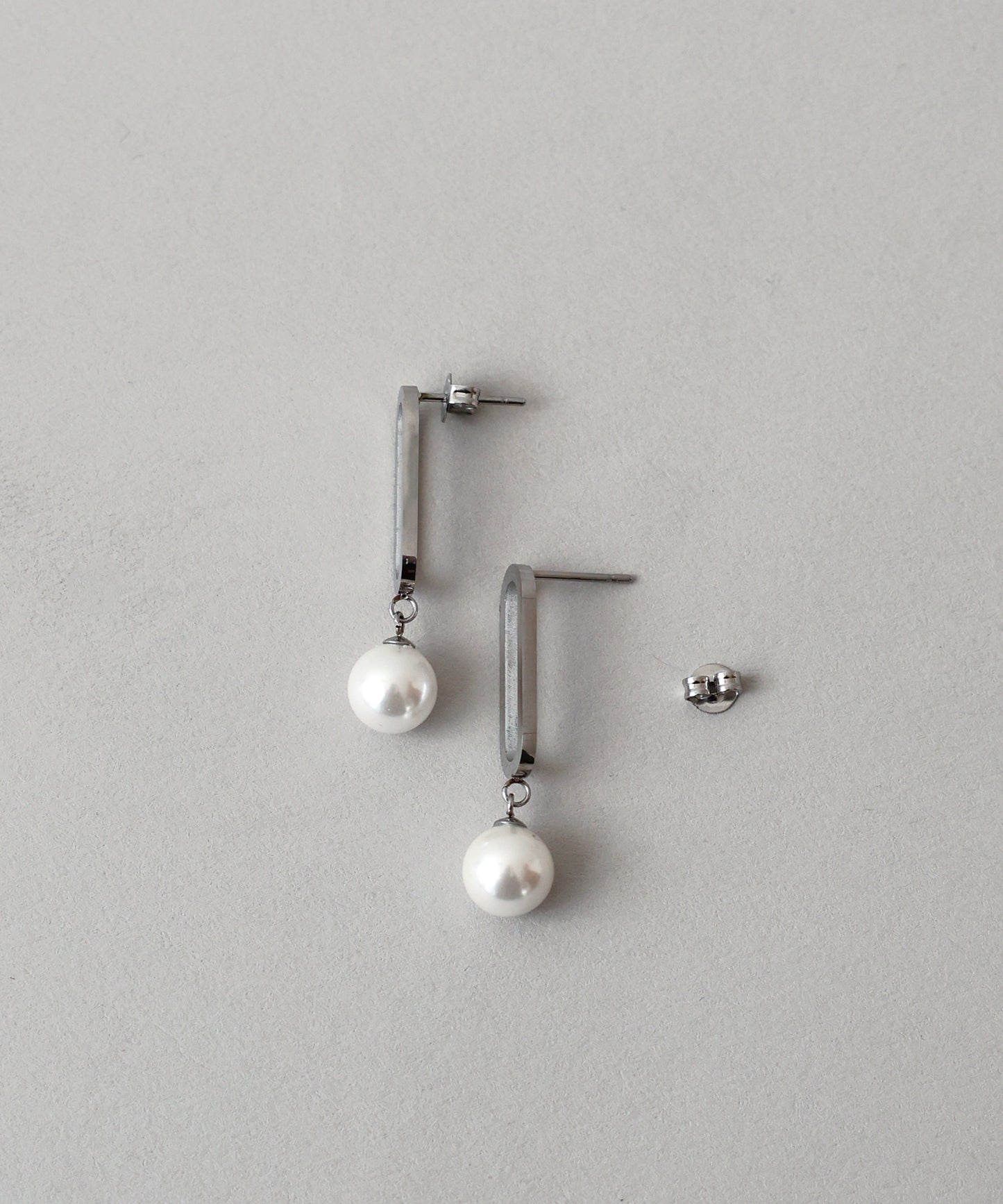 【早割5％OFF】メタルパールピアス / サージカルステンレス【ネコポス】