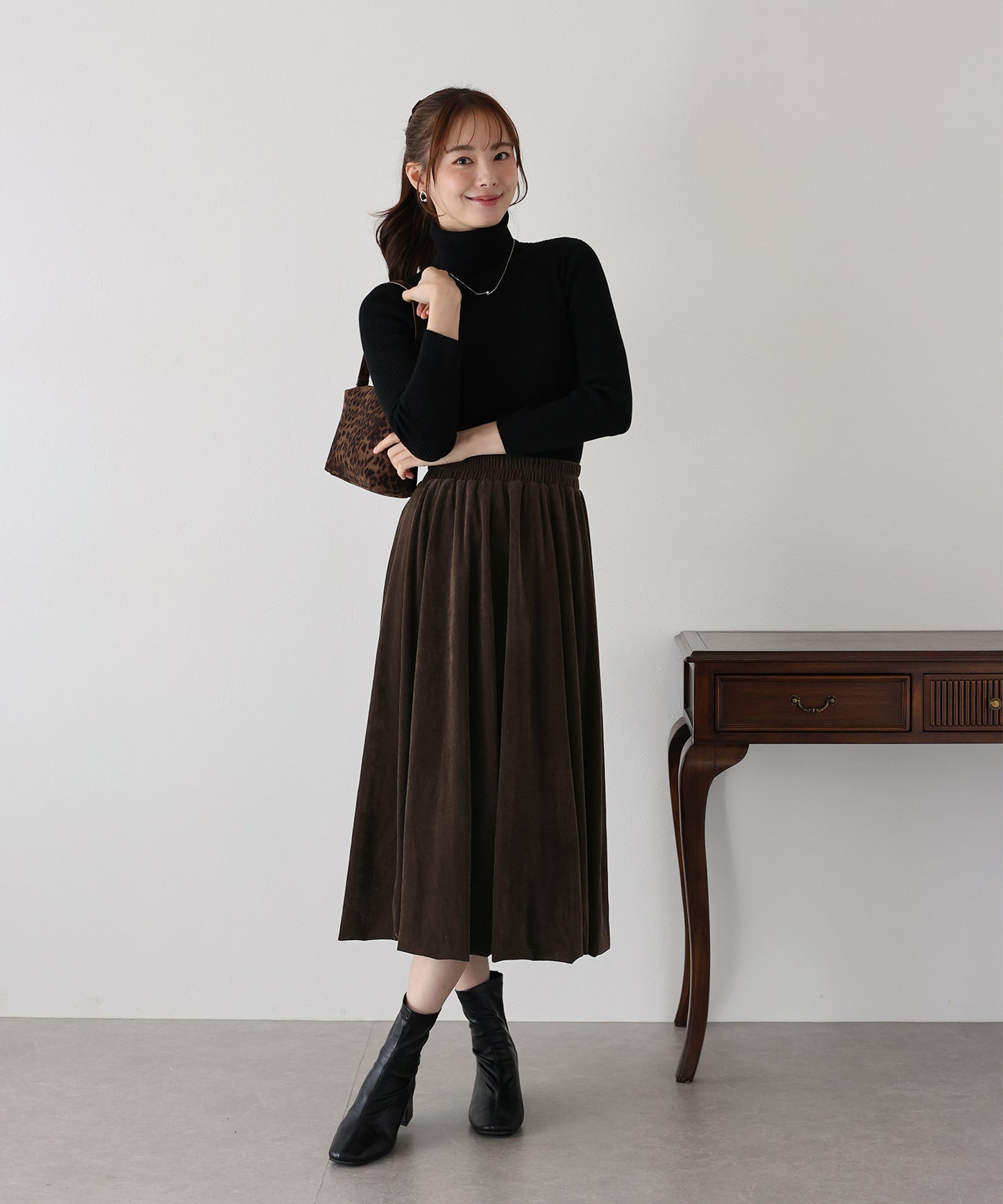 ベロアバルーンスカート