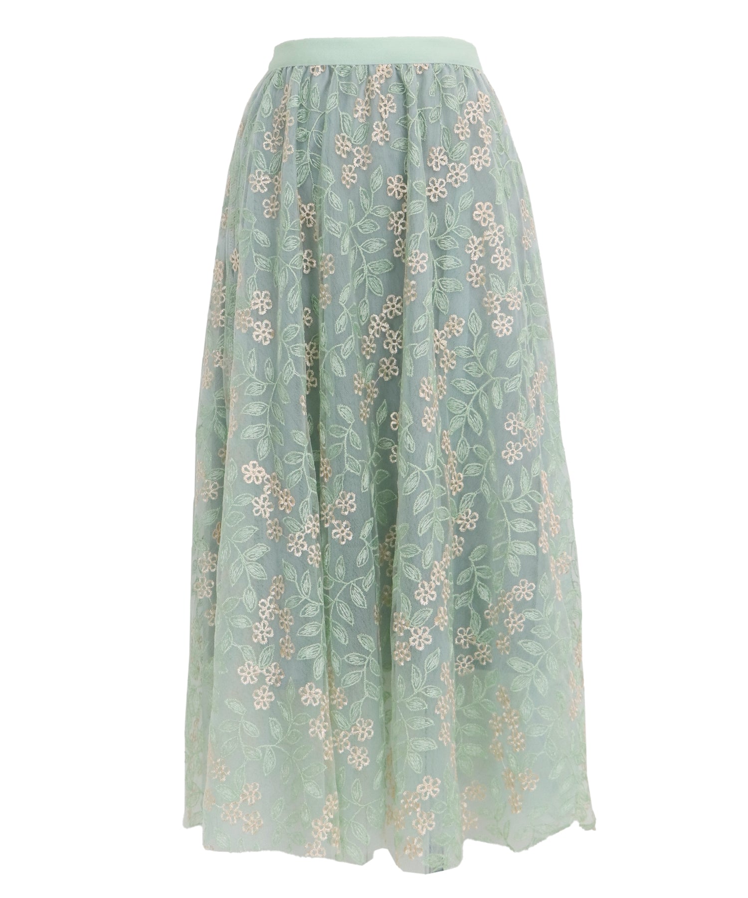 花柄刺繍チュールスカート – BLUE ONLINE
