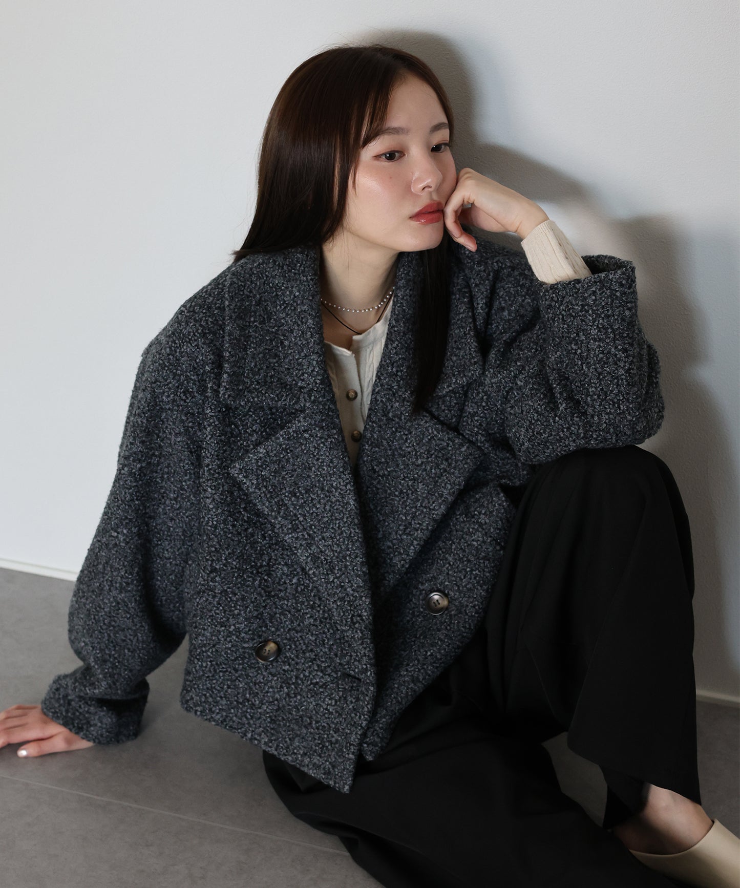 【早割5％OFF】プードルボアショートコート