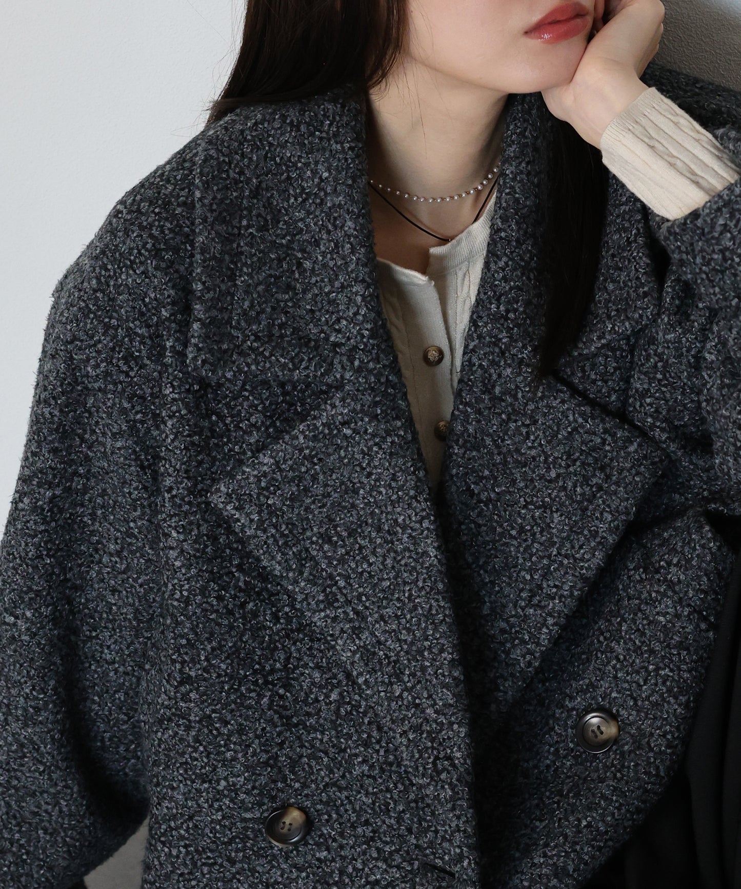 【早割5％OFF】プードルボアショートコート