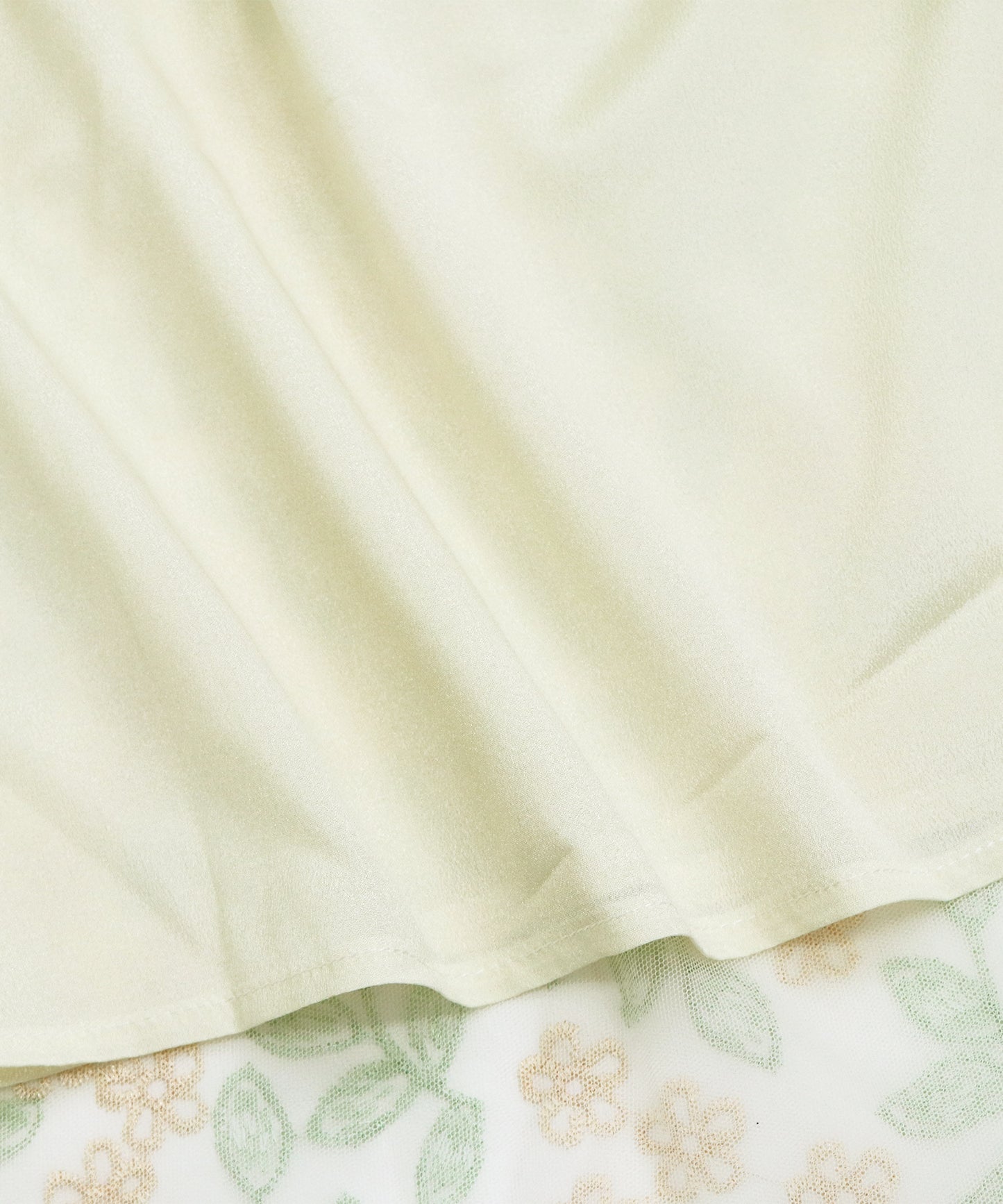 【TIME SALE】花柄刺繍チュールスカート