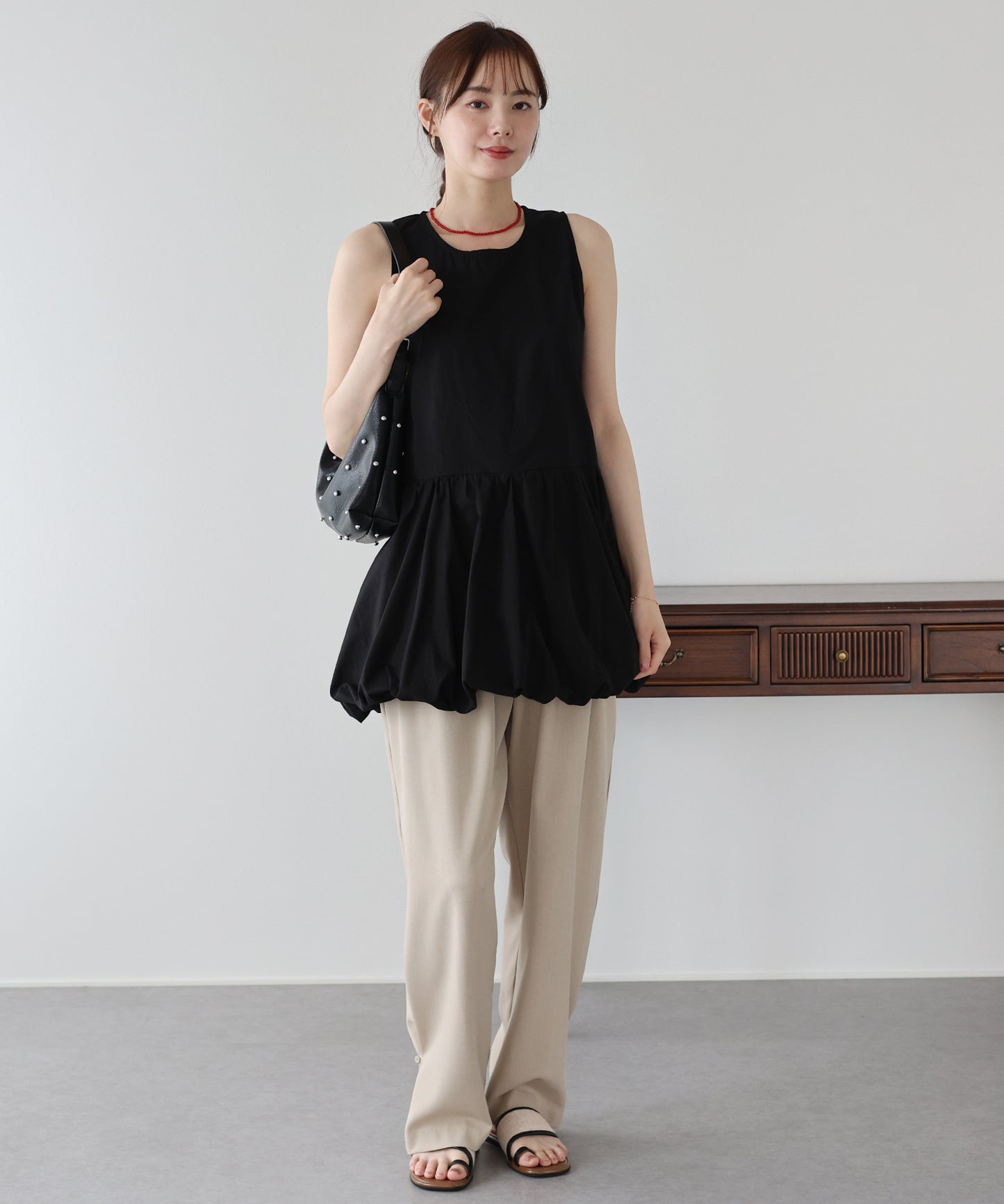 【早割5％OFF】バルーンミニワンピース