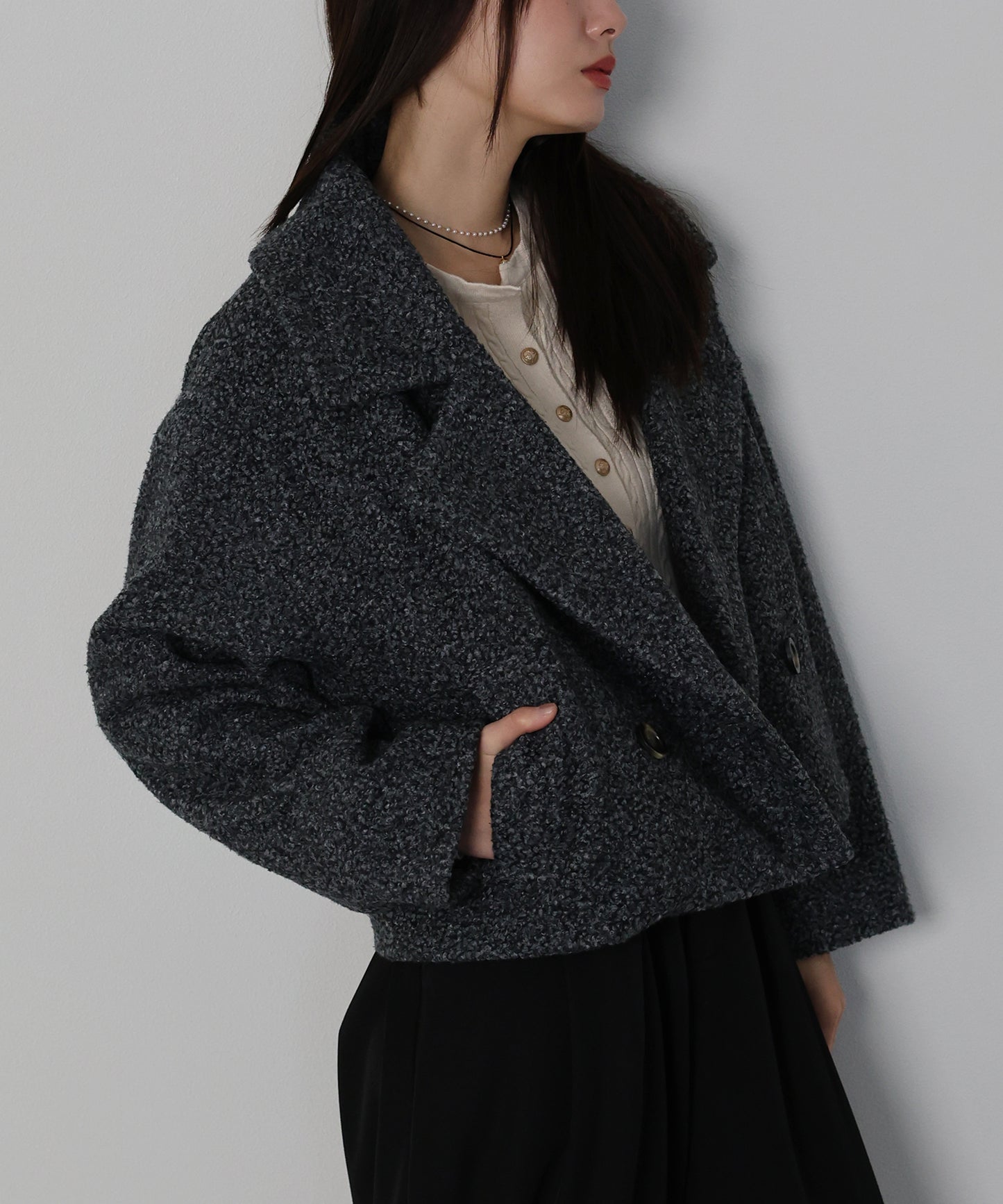 【早割5％OFF】プードルボアショートコート