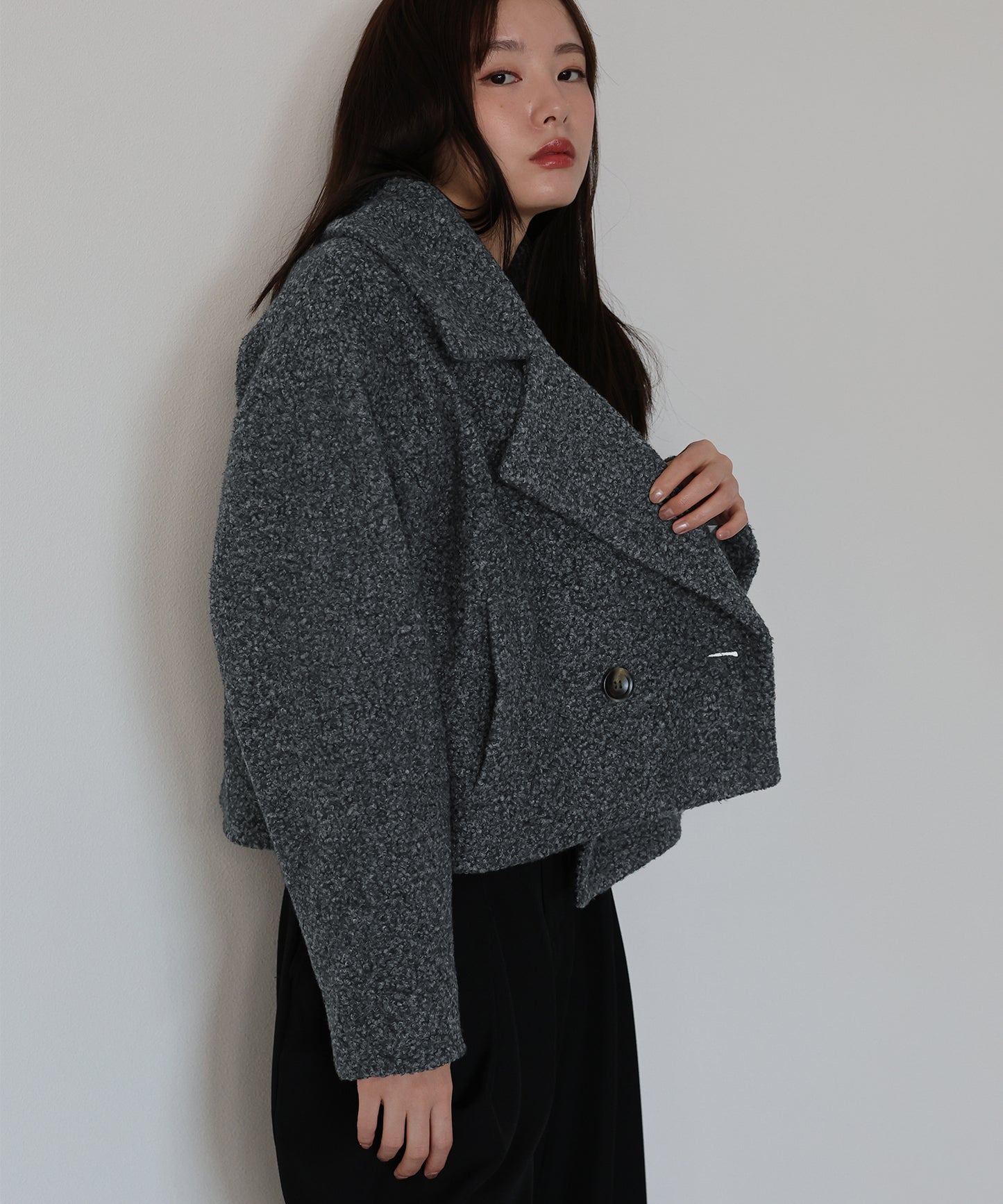 プードルボアショートコート