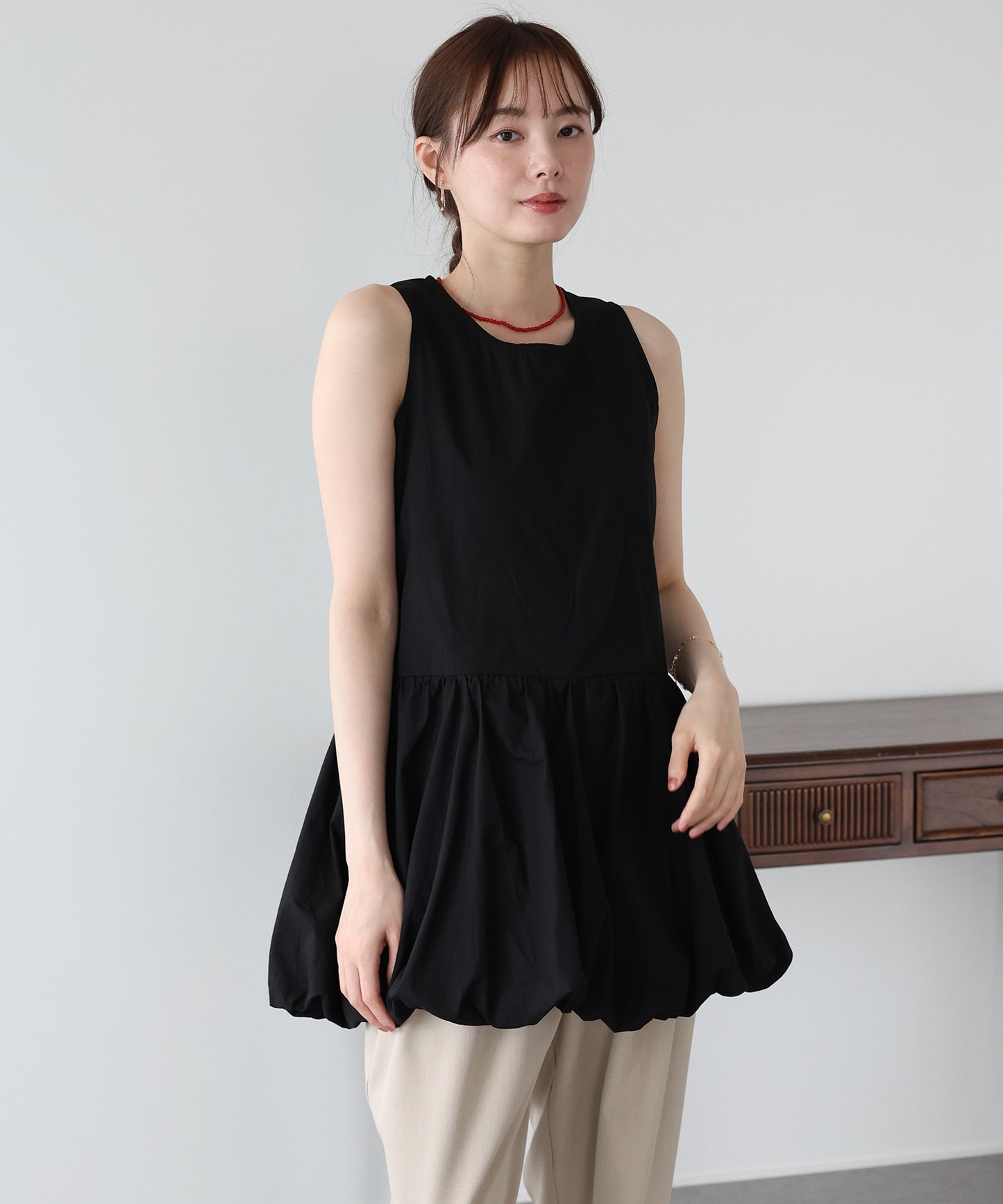 【早割5％OFF】バルーンミニワンピース