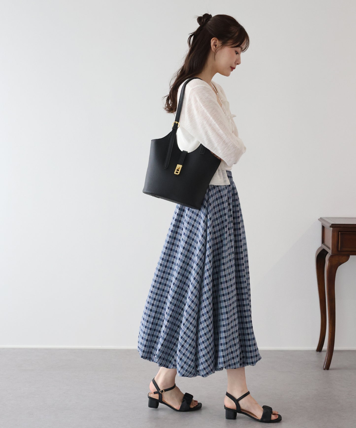 フェイクレザートートバッグ