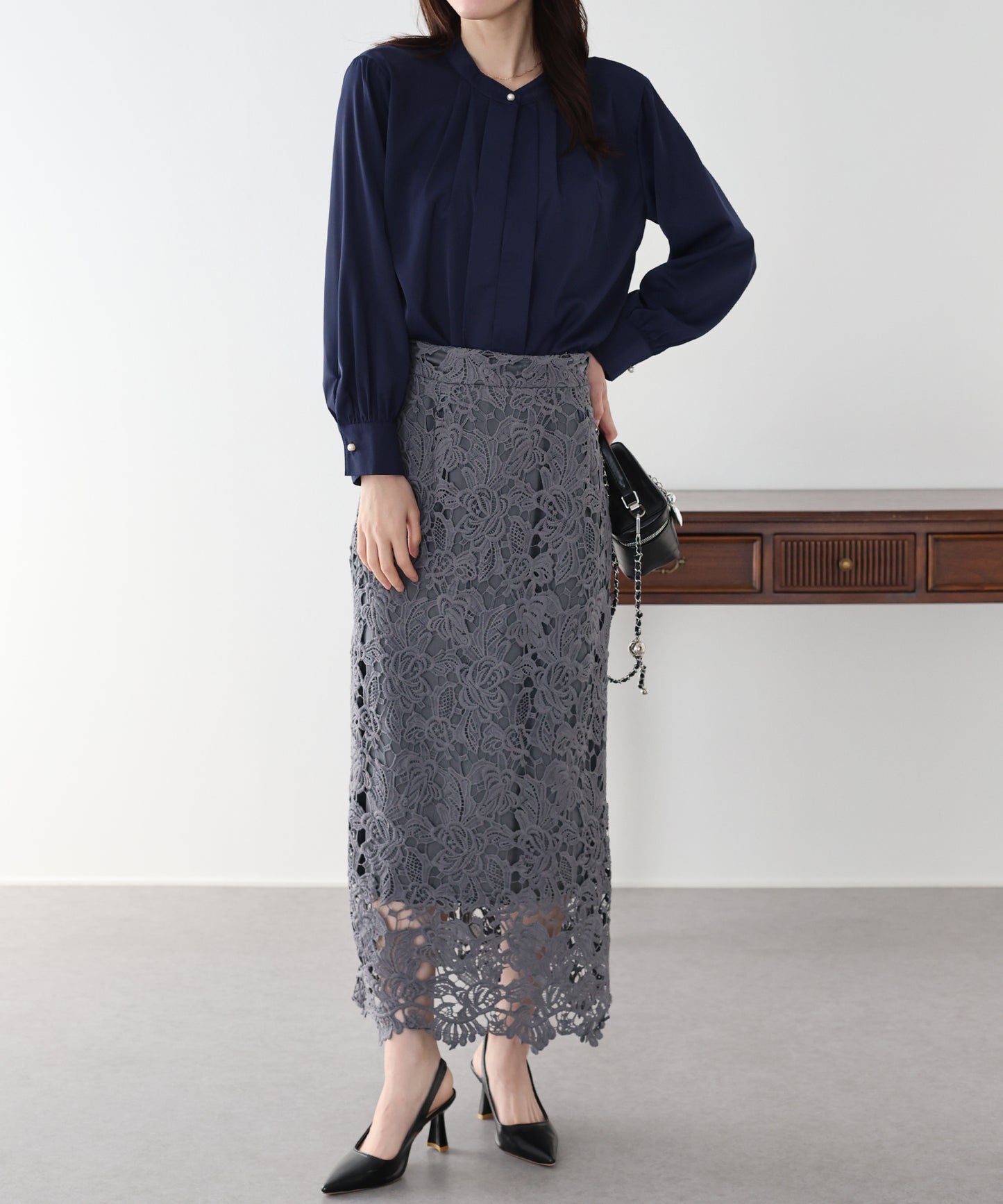 2WAYフロントタックブラウス【ネコポス】