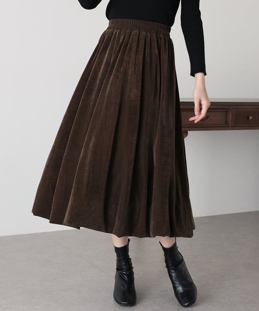 ベロアバルーンスカート