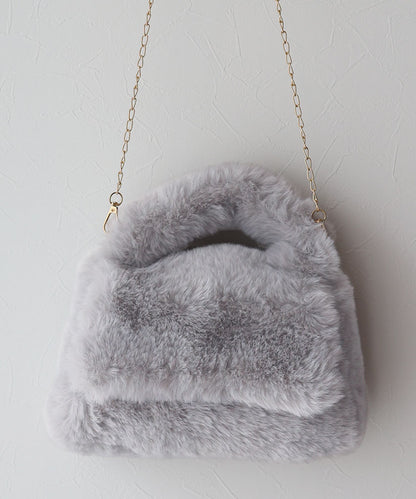 【TIME SALE】フラップファーバッグ