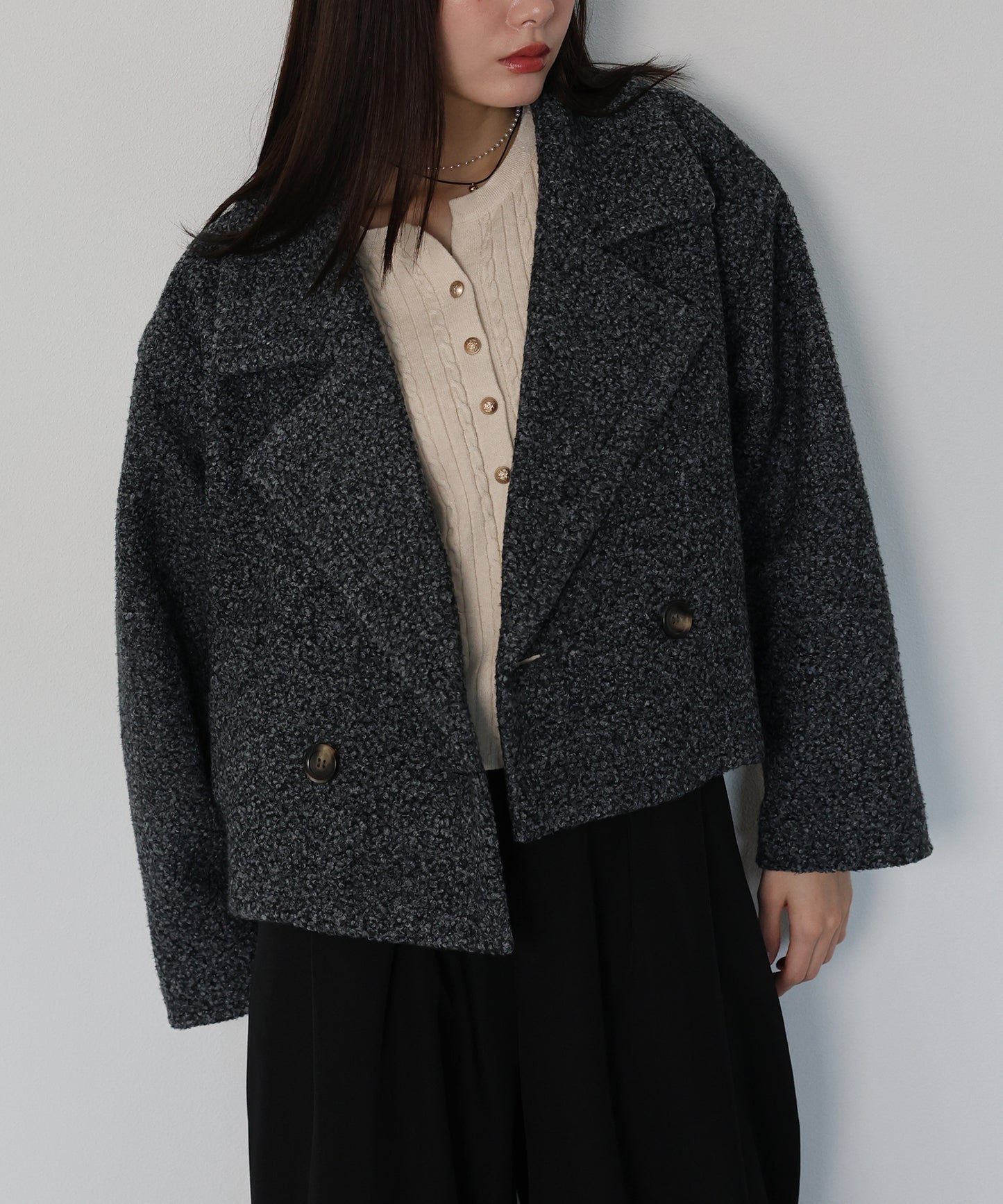 【早割5％OFF】プードルボアショートコート