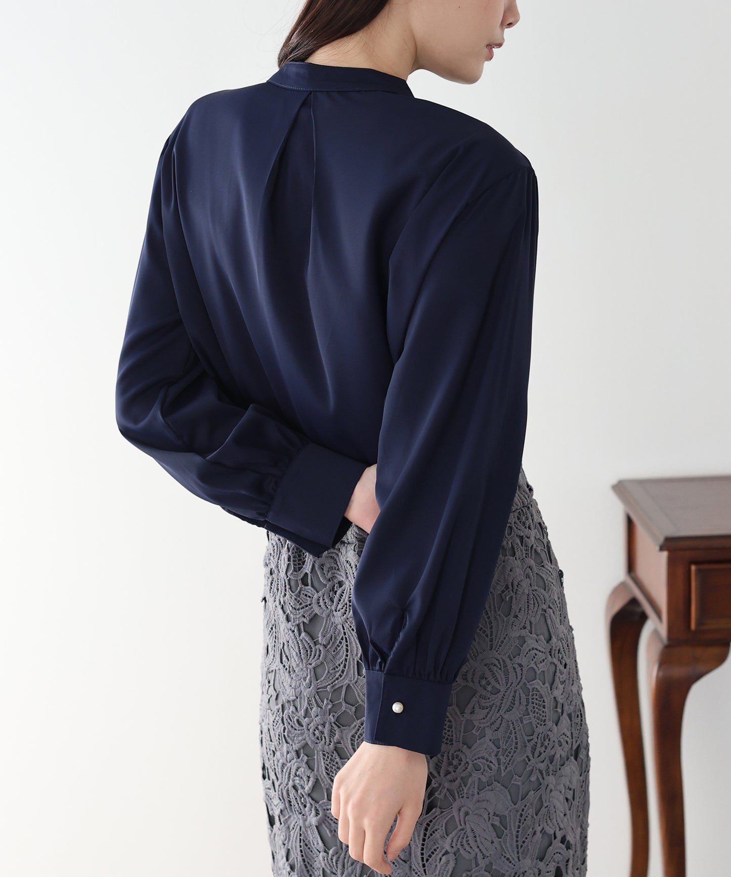 2WAYフロントタックブラウス【ネコポス】