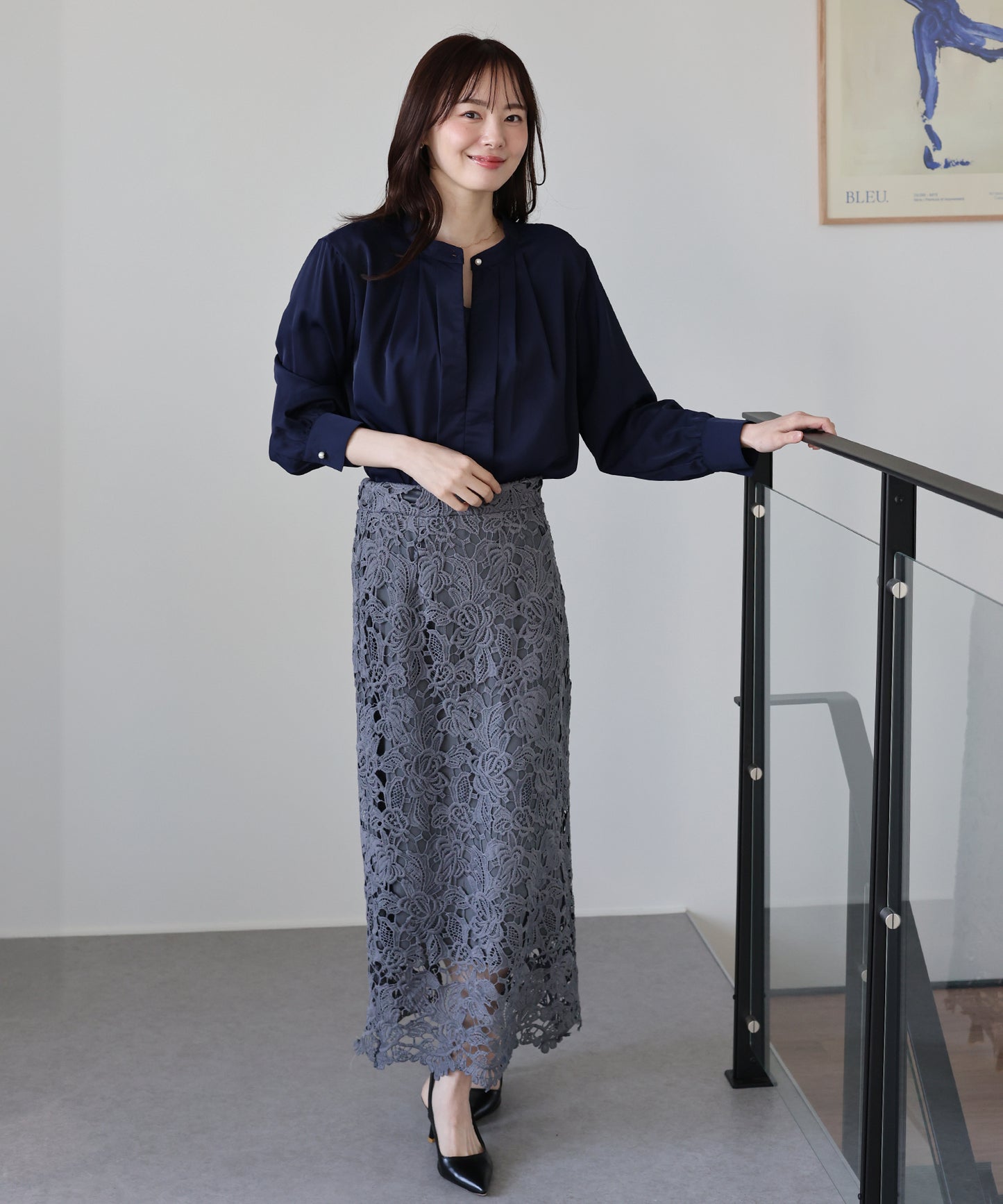 2WAYフロントタックブラウス【ネコポス】