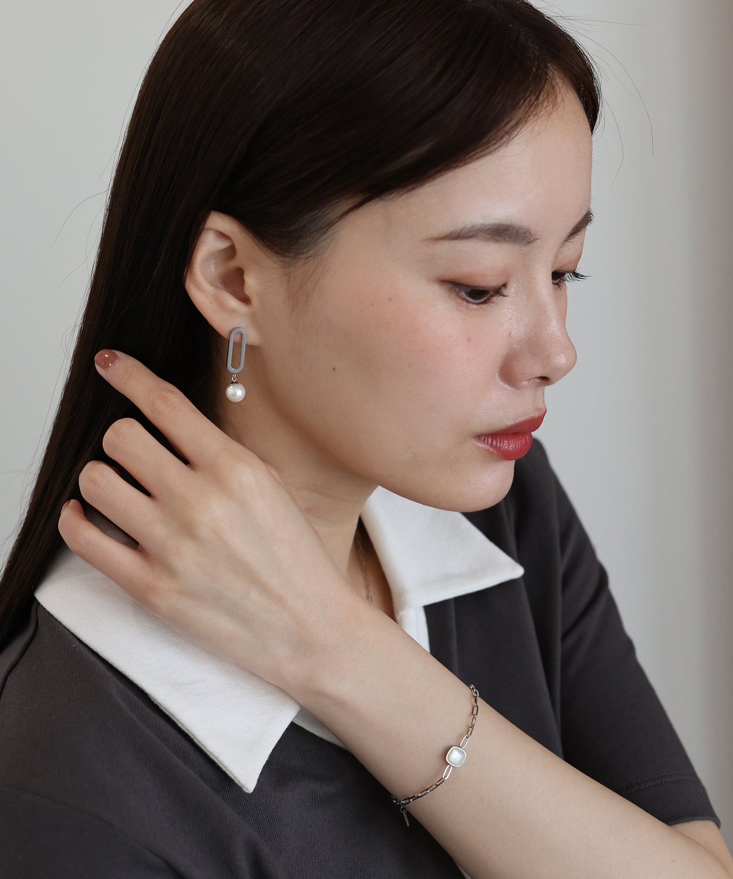 【早割5％OFF】シェルブレスレット / サージカルステンレス【ネコポス】