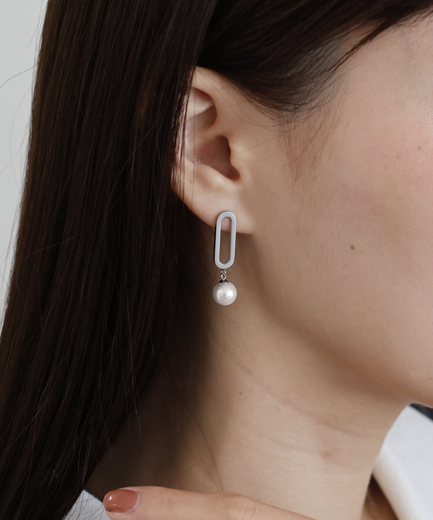 【早割5％OFF】メタルパールピアス / サージカルステンレス【ネコポス】