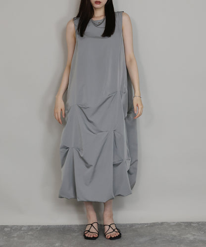 【TIME SALE】ランダムタックワンピース[J by blue]