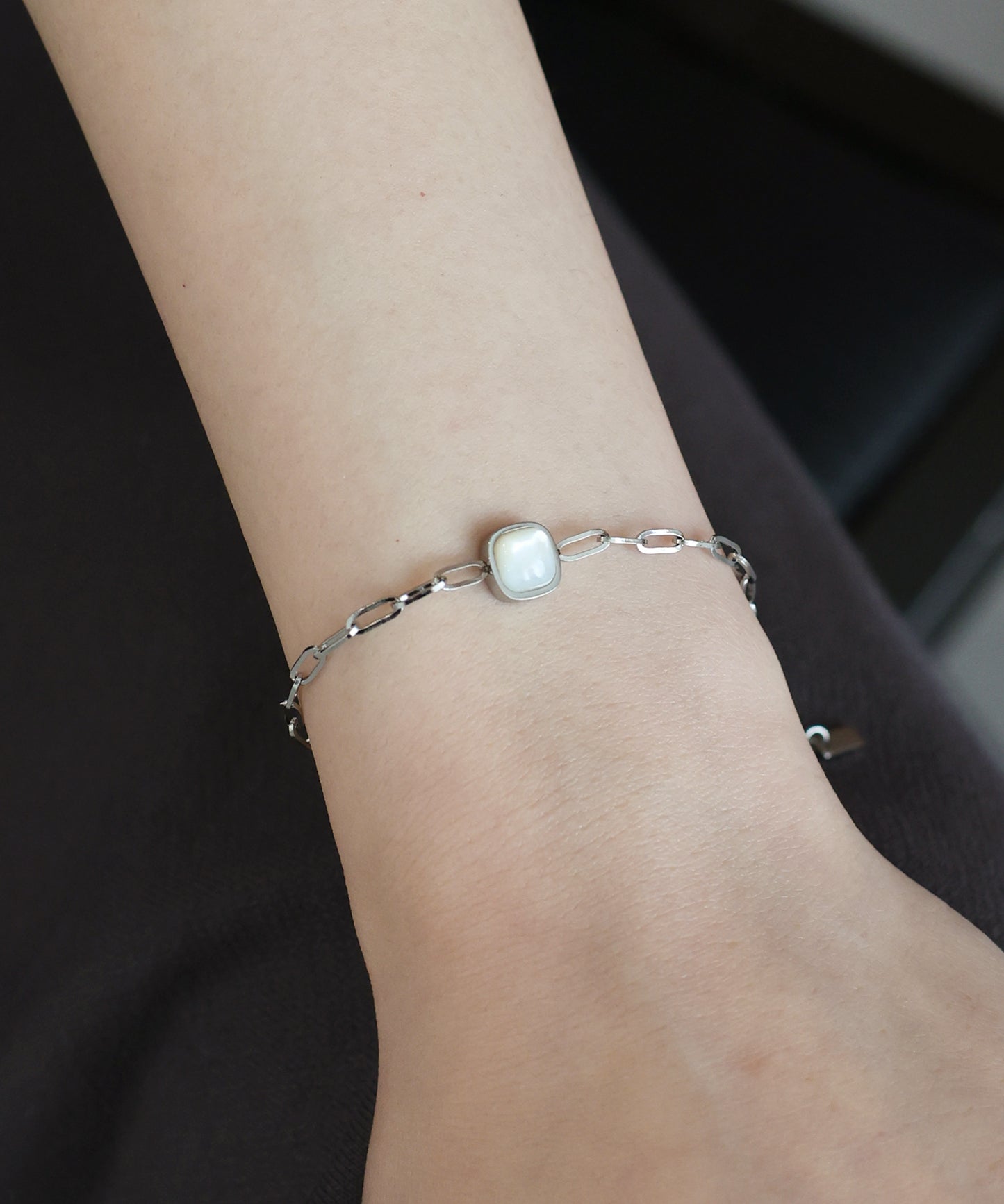 【早割5％OFF】シェルブレスレット / サージカルステンレス【ネコポス】