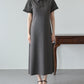 【早割5％OFF】フロントフリルポロワンピース