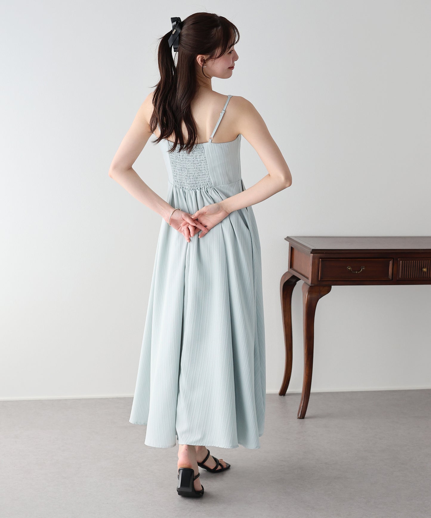 【早割5％OFF】ハートネックキャミワンピース