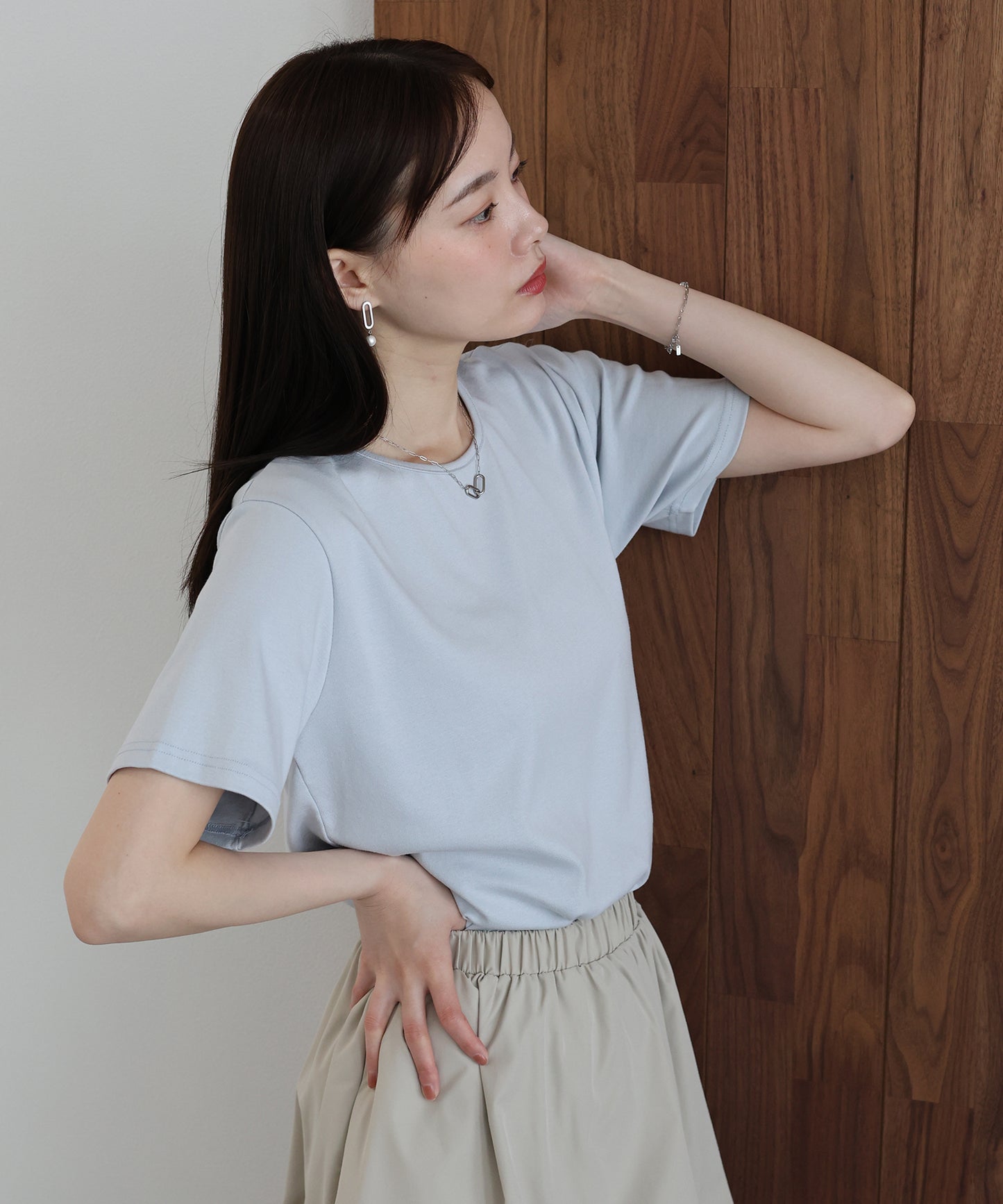 クルーネックTシャツ【ネコポス】