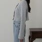 【SALE】クロップドケーブルカーディガン