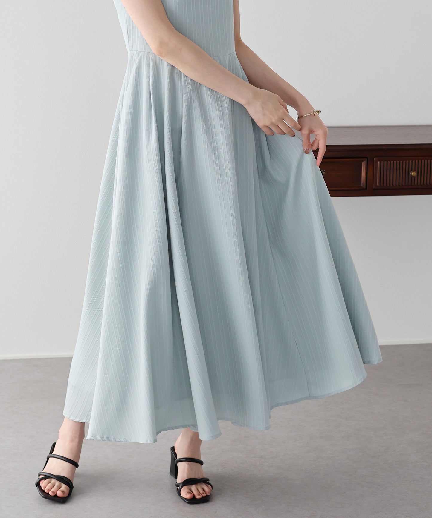 【早割5％OFF】ハートネックキャミワンピース