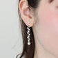 ツイストパールビジューピアス【メール便】
