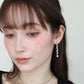 ツイストパールビジューピアス【メール便】