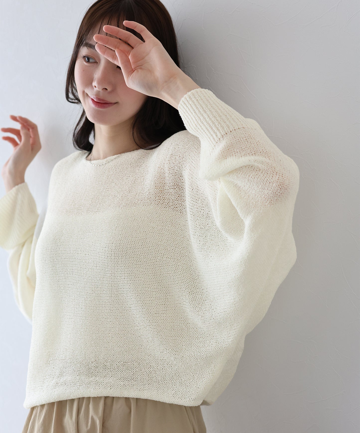 メッシュドルマンニット