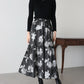 フラワーティアードスカート