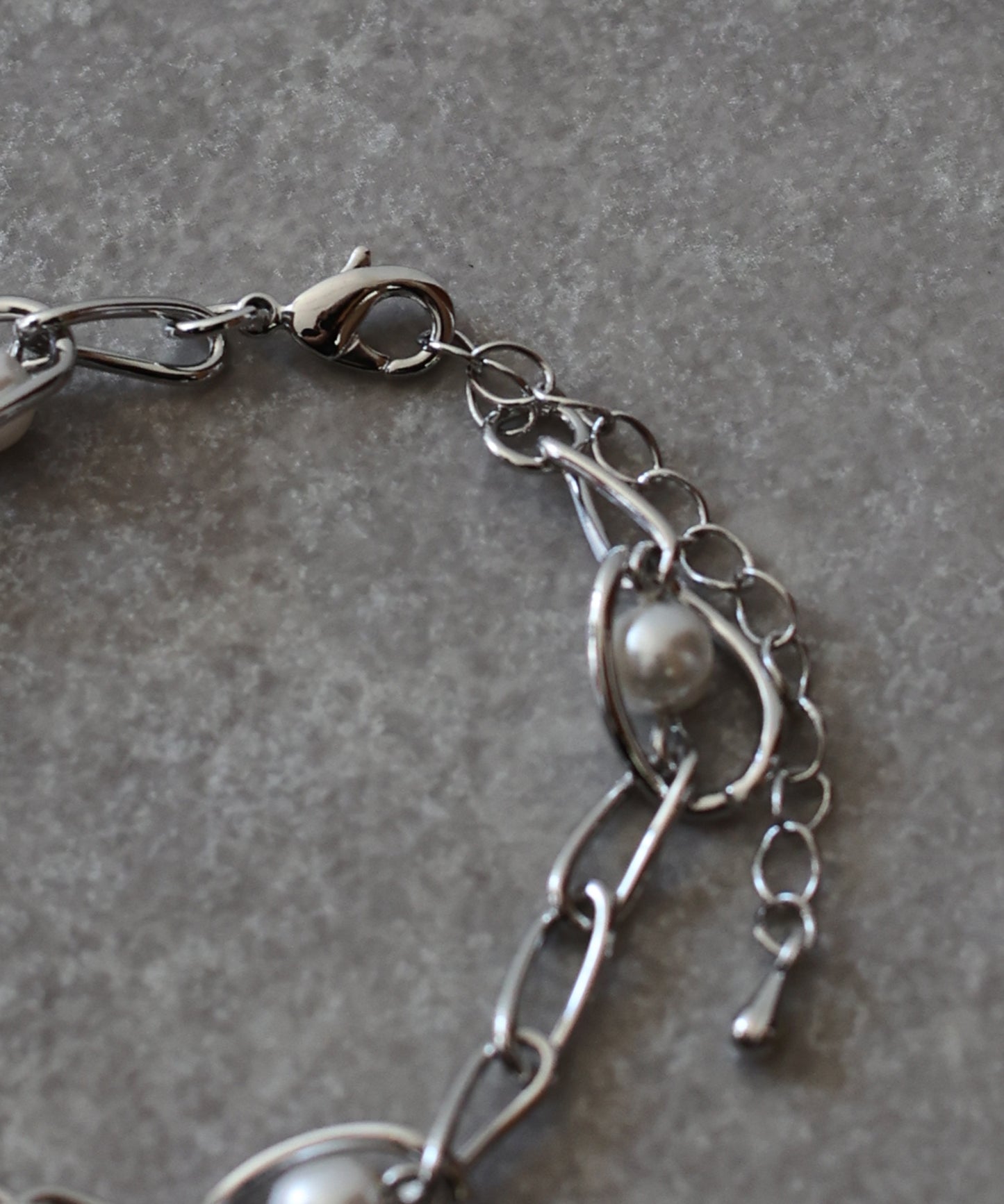 パールシェルモチーフブレスレット / ニッケルフリー[ J by blue ]【ネコポス】