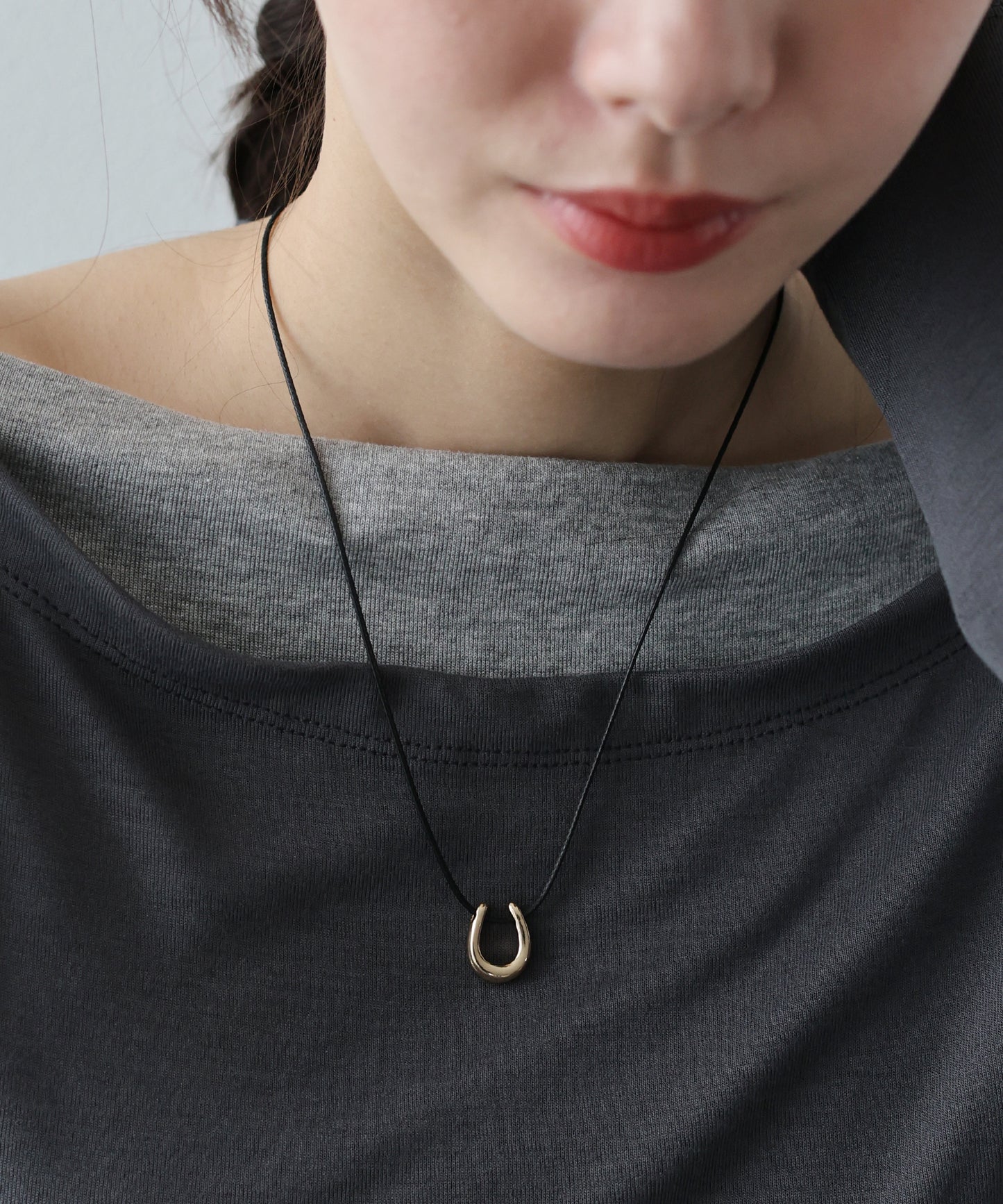 【早割5％OFF】ホースシューコードネックレス【ネコポス】