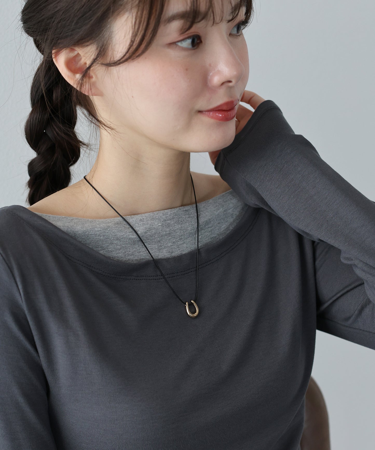 【早割5％OFF】ホースシューコードネックレス【ネコポス】