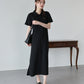 【早割5％OFF】フロントフリルポロワンピース