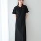 【早割5％OFF】フロントフリルポロワンピース