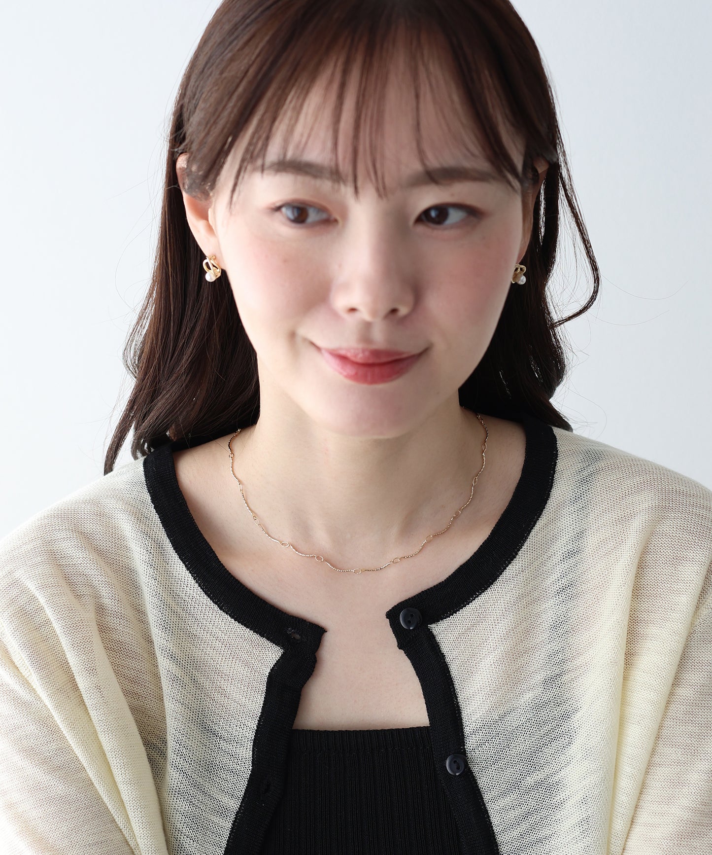 ランダムチェーンネックレス/ニッケルフリー【ネコポス】