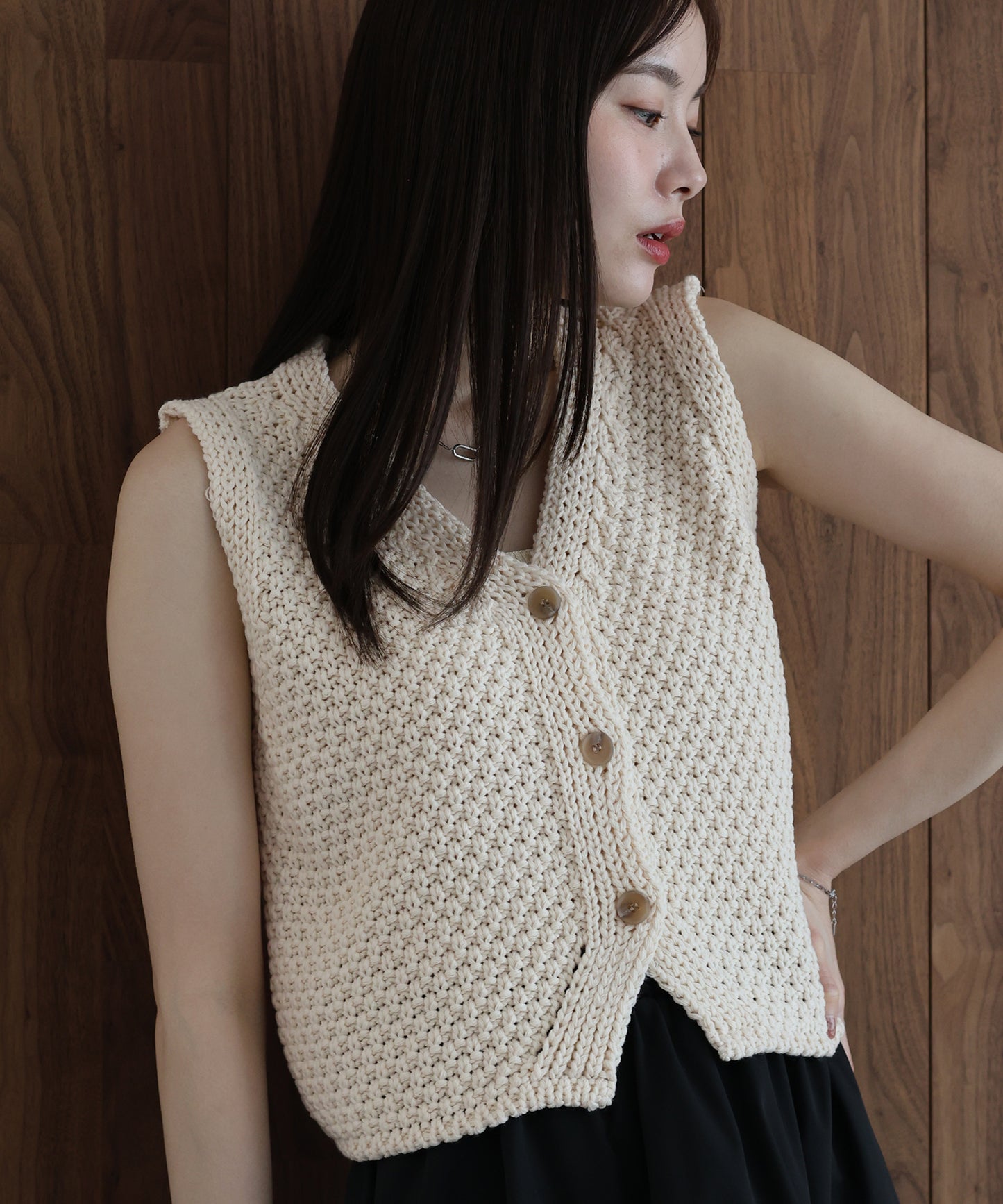 【早割5％OFF】ローゲージVネックベスト